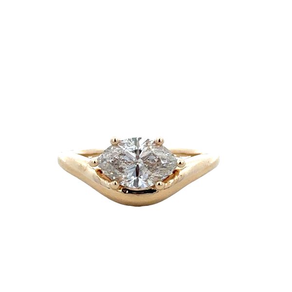 14k Yellow Gold 1.45 Carat Marquise Diamond Ring – Size 6 Perry's Diamonds & Estate Jewelry Charlotte, NC