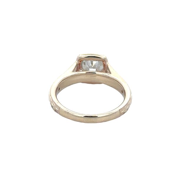 Vintage-Inspired 14k Yellow Gold 2.24 CT Old Mine Cut Diamond Engagement Ring – Size 6 Image 3 Perry's Diamonds & Estate Jewelry Charlotte, NC