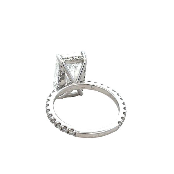 Platinum 4.66 Ct. Radiant Cut Diamond Engagement Ring – Size 4.75 Image 3 Perry's Diamonds & Estate Jewelry Charlotte, NC