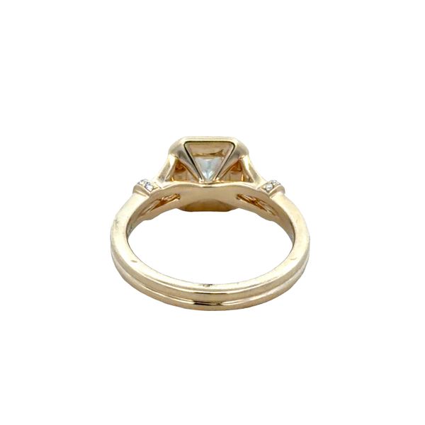 14k Yellow Gold GIA 1.20 CT Cushion Cut Diamond Engagement Ring – Size 6 Image 3 Perry's Diamonds & Estate Jewelry Charlotte, NC