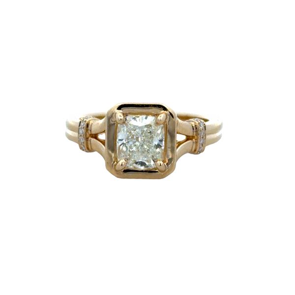 14k Yellow Gold GIA 1.20 CT Cushion Cut Diamond Engagement Ring – Size 6 Perry's Diamonds & Estate Jewelry Charlotte, NC