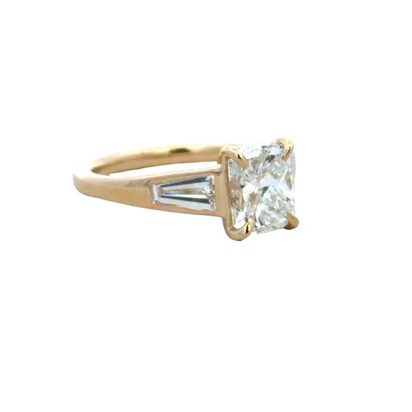 14k Yellow Gold GIA 1.81 CT Radiant Cut Diamond Engagement Ring – Size 6 Image 2 Perry's Diamonds & Estate Jewelry Charlotte, NC
