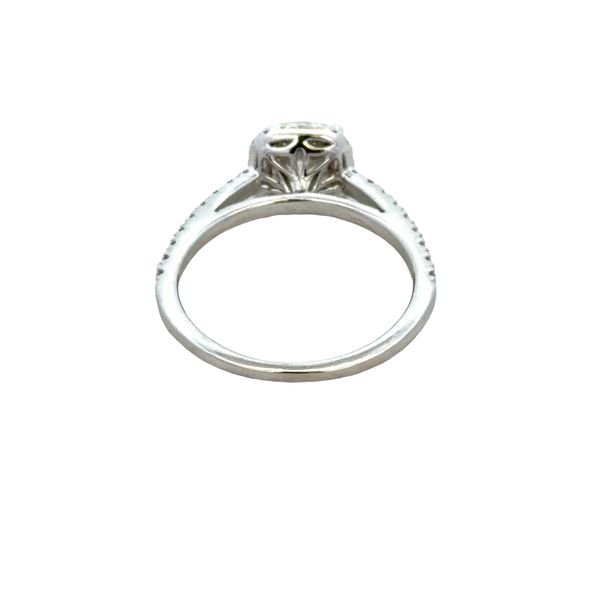Platinum GIA 1.71 CT Cushion Cut Diamond Halo Engagement Ring – Size 7.5 Image 3 Perry's Diamonds & Estate Jewelry Charlotte, NC