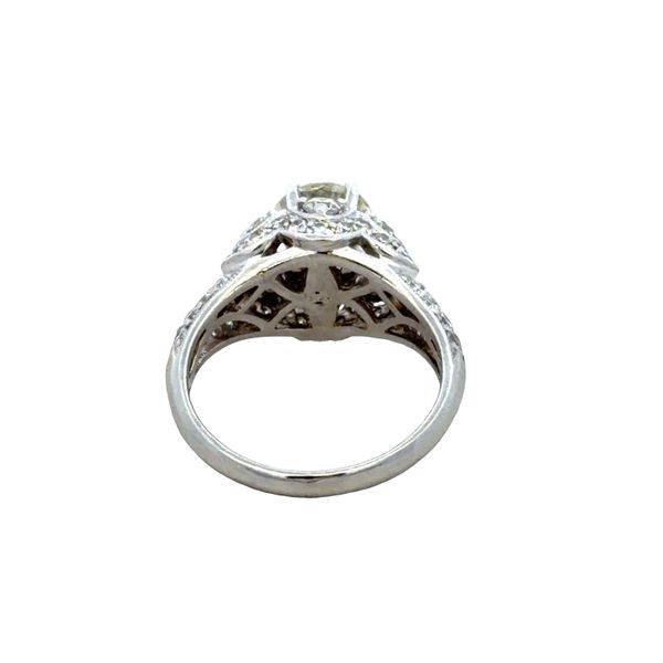 Platinum 1.50 CT Old European Cut Diamond Art Deco-Inspired Engagement Ring – Size 6.25 Image 2 Perry's Diamonds & Estate Jewelry Charlotte, NC