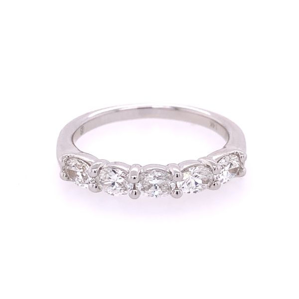 .75 CTW Oval Cut Diamond Band in White Gold Perry's Diamonds & Estate Jewelry Charlotte, NC