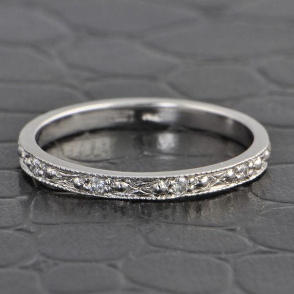 Diamond Wedding Band in White Gold Perry's Diamonds & Estate Jewelry Charlotte, NC