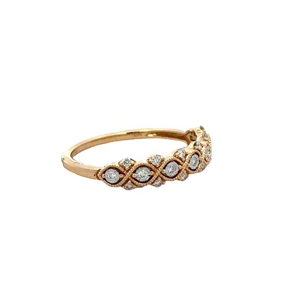 Diamond Accented Band in Yellow Gold Image 2 Perry's Diamonds & Estate Jewelry Charlotte, NC