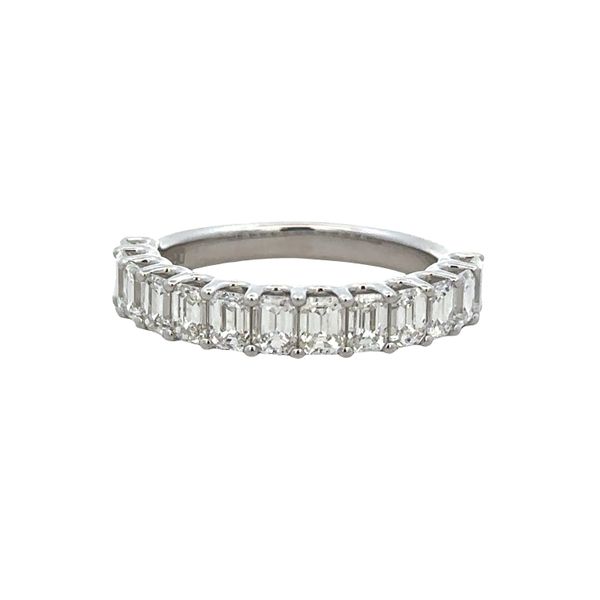 14k White Gold 2.00 Carat Emerald Cut Diamond Wedding Band – Size 6.5 Perry's Diamonds & Estate Jewelry Charlotte, NC