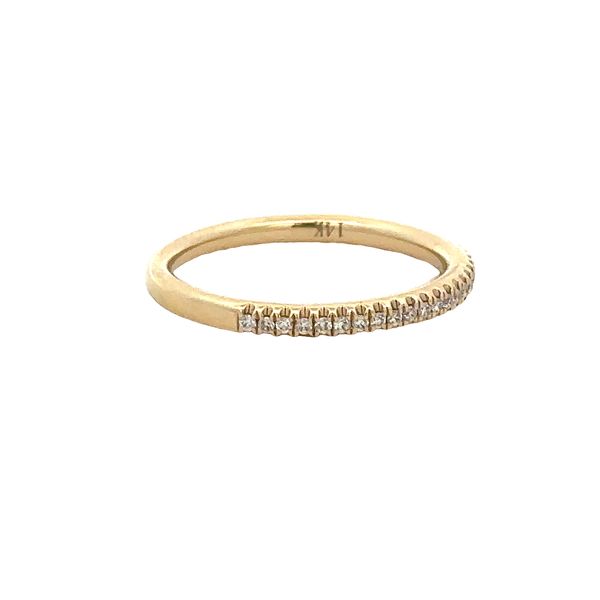 Diamond Wedding Band in Yellow Gold Image 2 Perry's Diamonds & Estate Jewelry Charlotte, NC