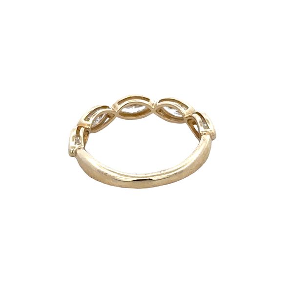 14k Yellow Gold Five Stone Marquise Diamond Band – Size 6.5 Image 3 Perry's Diamonds & Estate Jewelry Charlotte, NC