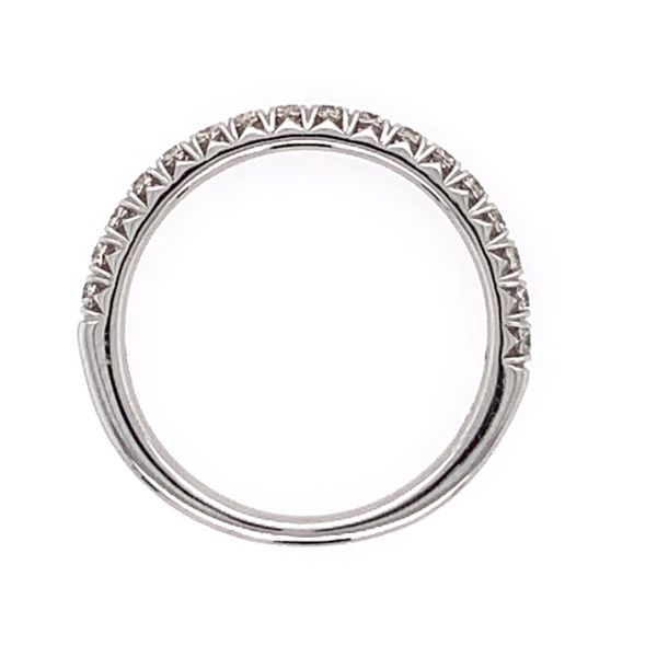 Diamond Wedding Band in White Gold Image 3 Perry's Diamonds & Estate Jewelry Charlotte, NC