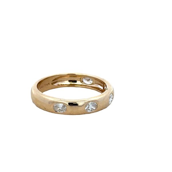 14k Yellow Gold Five-Stone Oval Diamond Band – Size 6 Image 2 Perry's Diamonds & Estate Jewelry Charlotte, NC