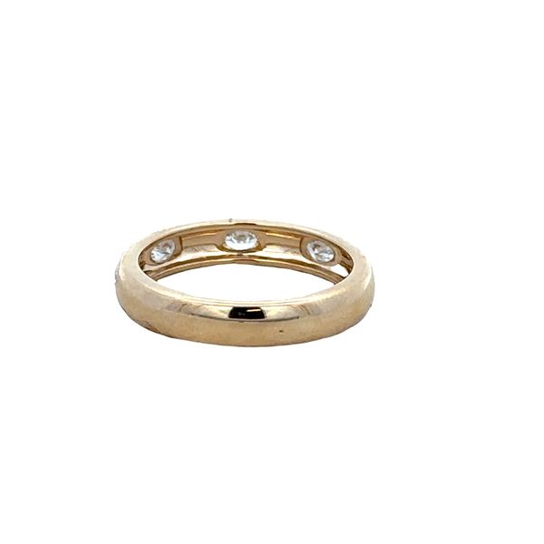 14k Yellow Gold Five-Stone Oval Diamond Band – Size 6 Image 3 Perry's Diamonds & Estate Jewelry Charlotte, NC