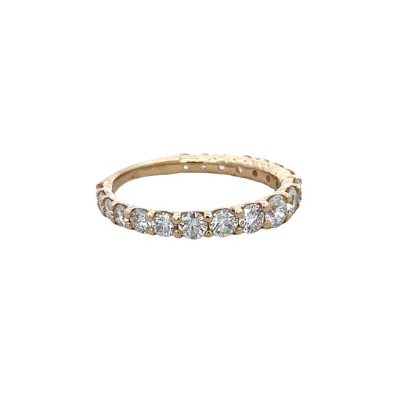 18k Yellow Gold 1.00 CTW Graduated Diamond Band – Size 5.25 Image 2 Perry's Diamonds & Estate Jewelry Charlotte, NC