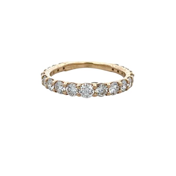 18k Yellow Gold 1.00 CTW Graduated Diamond Band – Size 5.25 Perry's Diamonds & Estate Jewelry Charlotte, NC