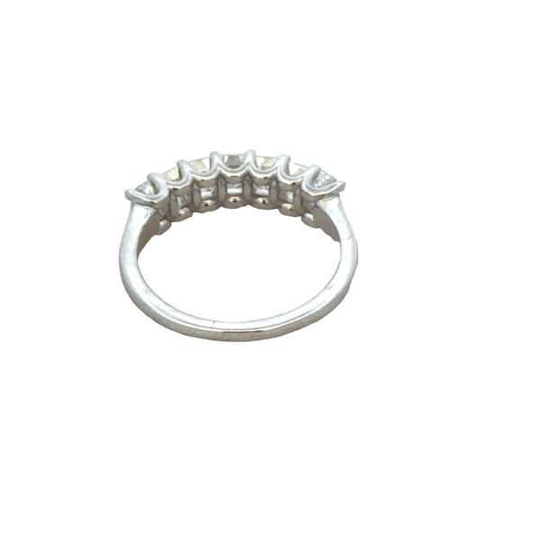 14k White Gold 1.19 CT Emerald Cut Diamond Wedding Band – Size 6.25 Image 3 Perry's Diamonds & Estate Jewelry Charlotte, NC