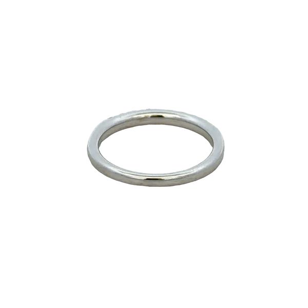 14k White Gold Nine-Stone Diamond Wedding Band Image 3 Perry's Diamonds & Estate Jewelry Charlotte, NC