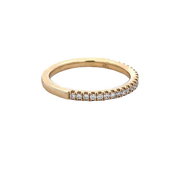 Diamond Wedding Band in Yellow Gold Image 2 Perry's Diamonds & Estate Jewelry Charlotte, NC