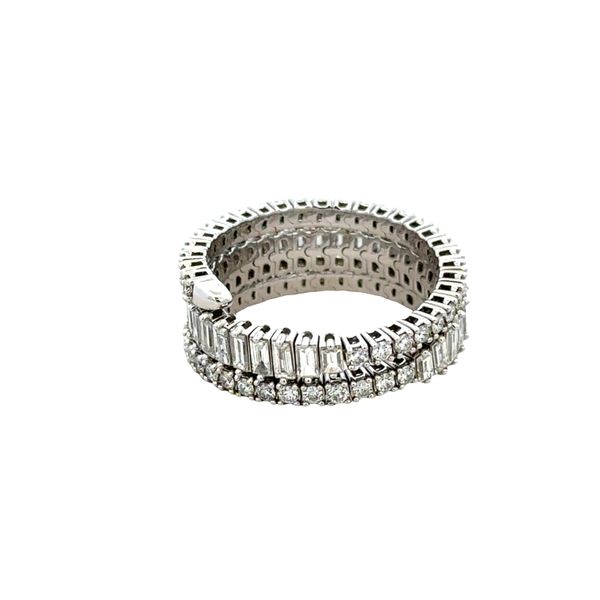Flexible 14k White Gold Diamond Wrap Ring – Size 7 Image 3 Perry's Diamonds & Estate Jewelry Charlotte, NC