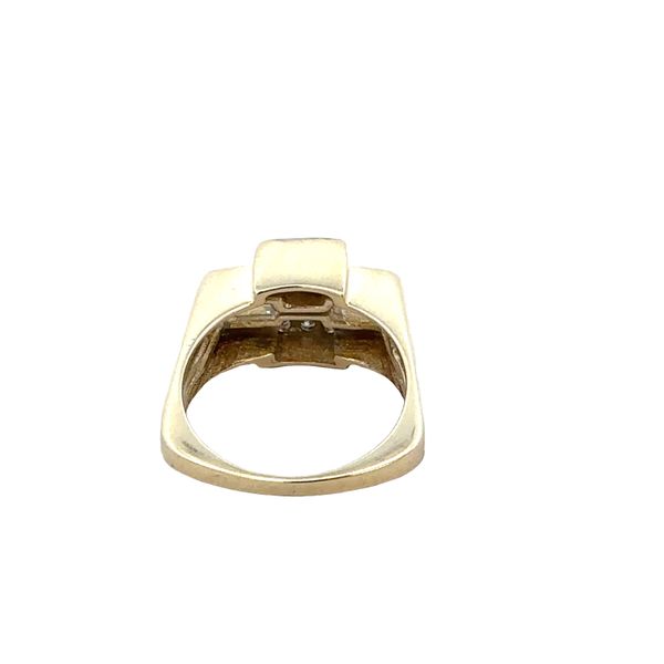 Vintage 14k Yellow Gold Old European Cut Diamond Double Shank Ring – Size 6.75 Image 3 Perry's Diamonds & Estate Jewelry Charlotte, NC