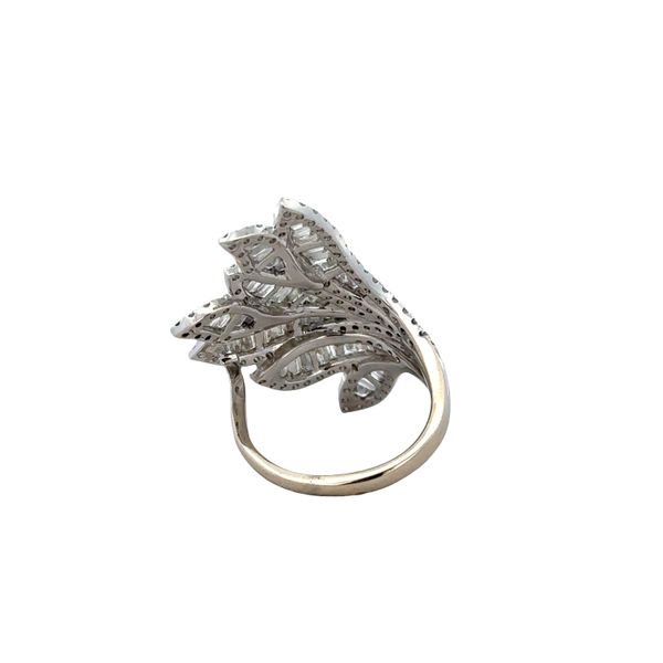 14k Yellow Gold 2.36 Carat Diamond Foliate Statement Ring – Size 6.5 Image 3 Perry's Diamonds & Estate Jewelry Charlotte, NC