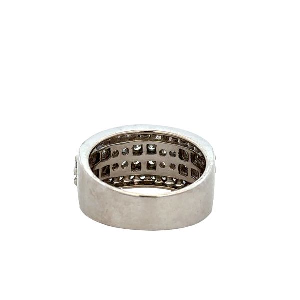 Estate LeVian 18k White Gold Diamond Band Ring – Size 6.75 Image 3 Perry's Diamonds & Estate Jewelry Charlotte, NC
