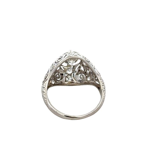 Platinum Art Deco Diamond Domed Ring – Size 5.5 Image 3 Perry's Diamonds & Estate Jewelry Charlotte, NC