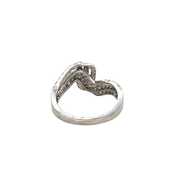 14k White Gold Diamond Ribbon Band – Size 7.25 Image 3 Perry's Diamonds & Estate Jewelry Charlotte, NC