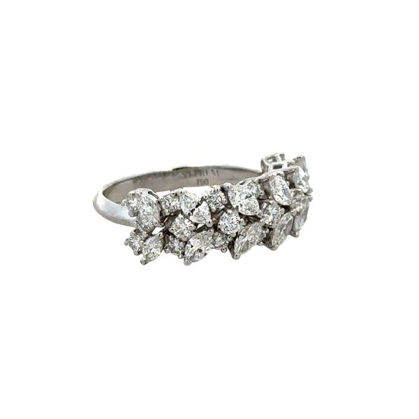 18k White Gold Diamond Band – Size 7 Image 2 Perry's Diamonds & Estate Jewelry Charlotte, NC