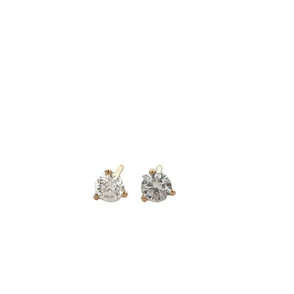 .48 CTW Diamond Stud Earrings in Yellow Gold Perry's Diamonds & Estate Jewelry Charlotte, NC