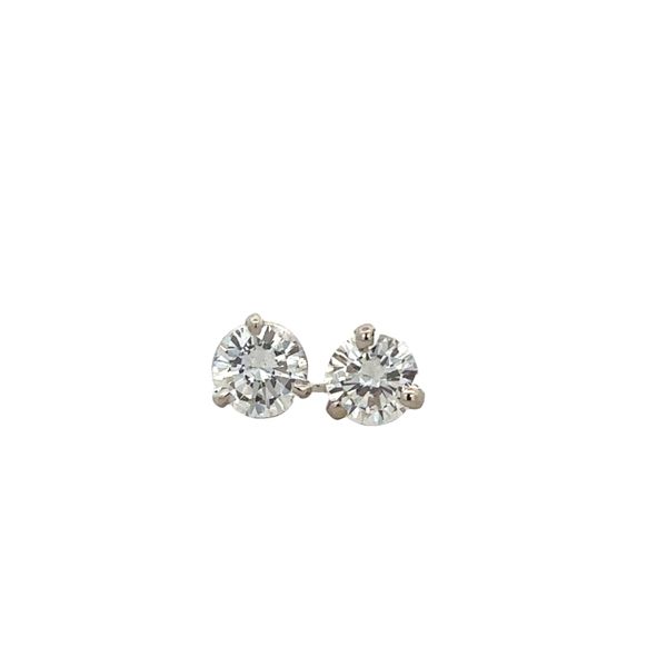 .94 CTW Diamond Stud Earrings in White Gold Perry's Diamonds & Estate Jewelry Charlotte, NC