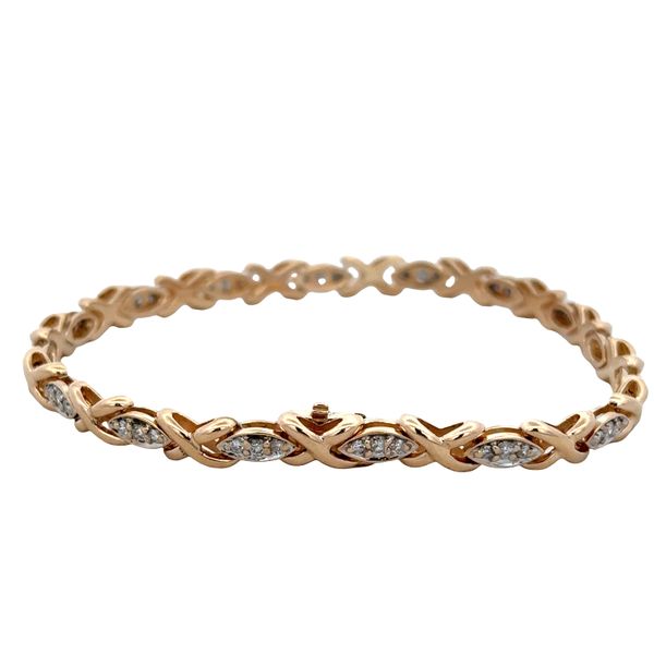 14k Yellow Gold Diamond 