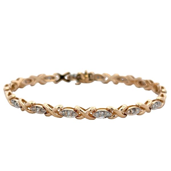 14k Yellow Gold Diamond 