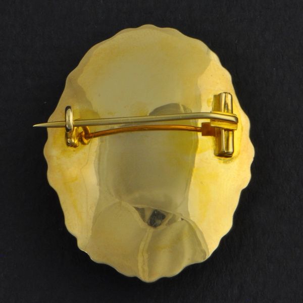 Carved Victorian Locket Pin Image 2 Perry's Diamonds & Estate Jewelry Charlotte, NC