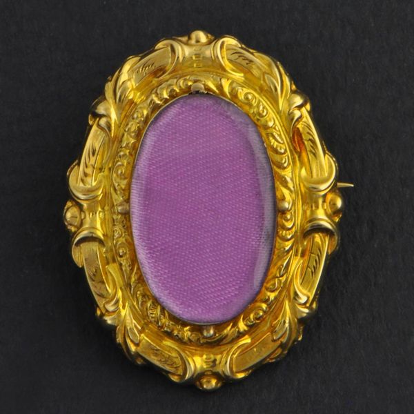Carved Victorian Locket Pin Perry's Diamonds & Estate Jewelry Charlotte, NC