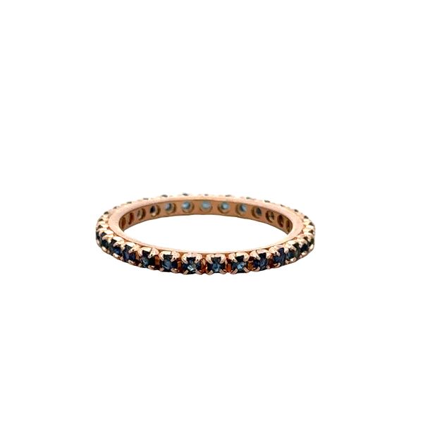 14k Rose Gold Sapphire Eternity Band – Size 6 Perry's Diamonds & Estate Jewelry Charlotte, NC