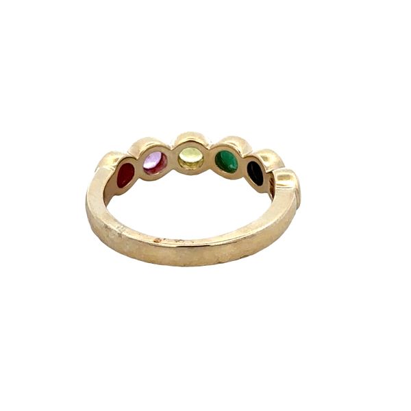 14k Yellow Gold Multi-Gemstone Band Ring – Size 7 Image 3 Perry's Diamonds & Estate Jewelry Charlotte, NC