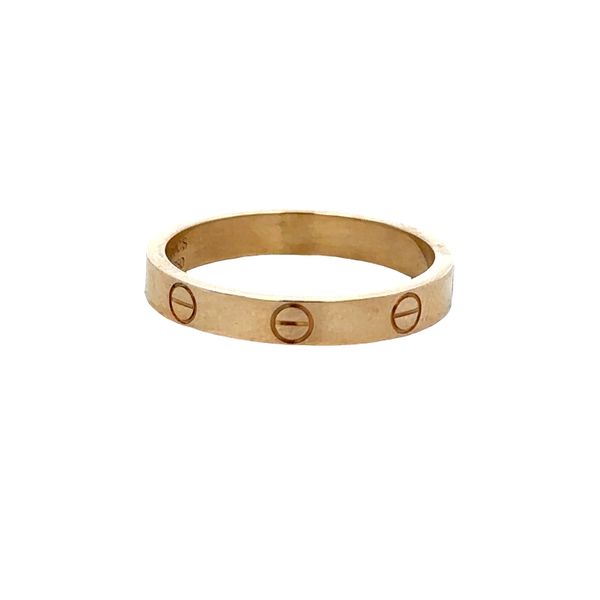 Estate Cartier 18k Yellow Gold Love Band Ring – Size 9 Image 2 Perry's Diamonds & Estate Jewelry Charlotte, NC