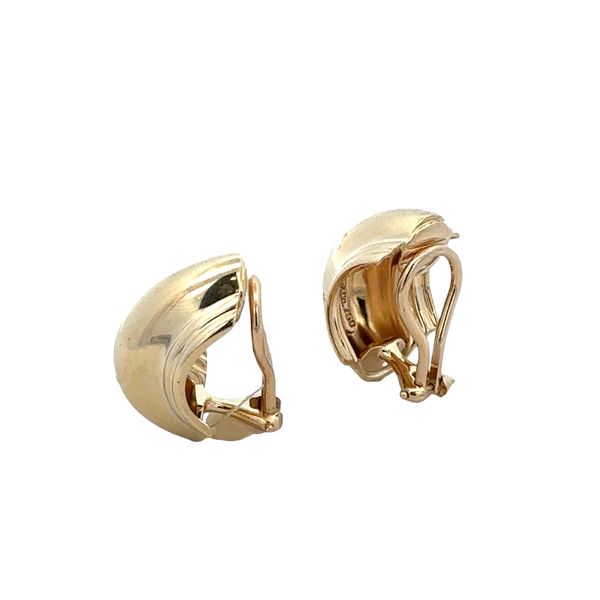 Estate Tiffany & Co. 18k Yellow Gold Vendôme Clip-On Earrings Image 2 Perry's Diamonds & Estate Jewelry Charlotte, NC