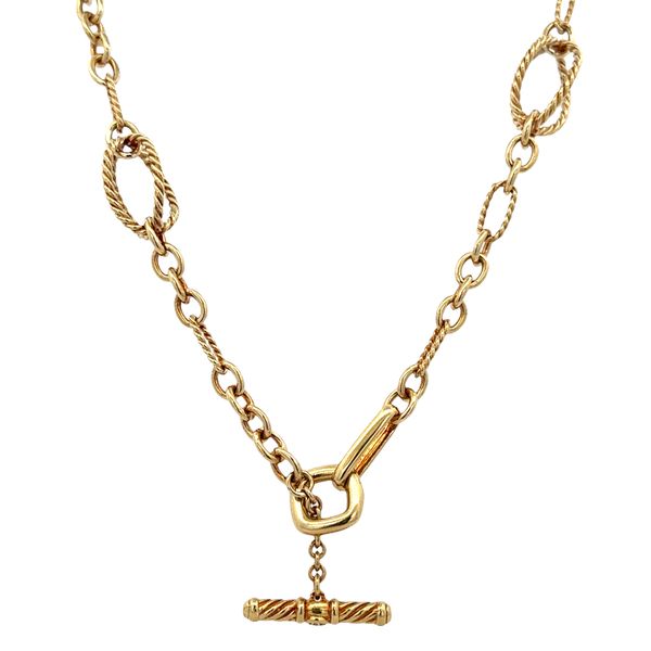 Estate 18k Yellow Gold David Yurman Lantana Necklace Perry's Diamonds & Estate Jewelry Charlotte, NC