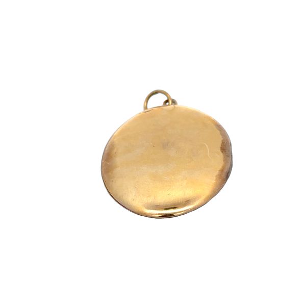 Antique Enameled & Chased Portrait Locket in 20k Yellow Gold Image 4 Perry's Diamonds & Estate Jewelry Charlotte, NC