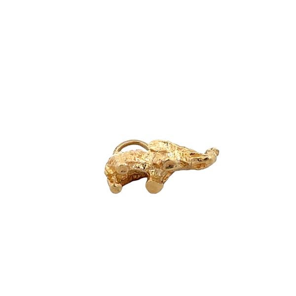 Vintage Elephant Charm in Yellow Gold Image 3 Perry's Diamonds & Estate Jewelry Charlotte, NC