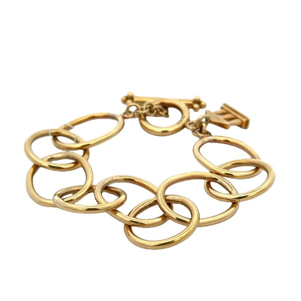 Estate Temple St. Clair Large Arno Bracelet in 18k Yellow gold Image 4 Perry's Diamonds & Estate Jewelry Charlotte, NC