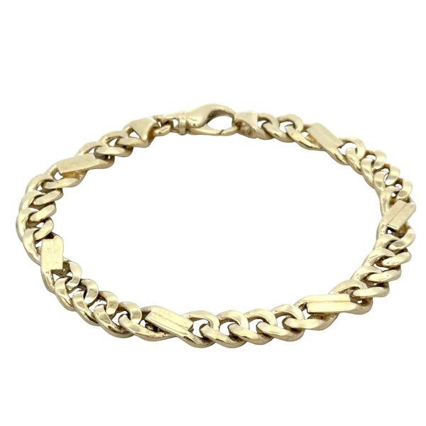 14k Yellow Gold Figaro Link Bracelet – 8.5