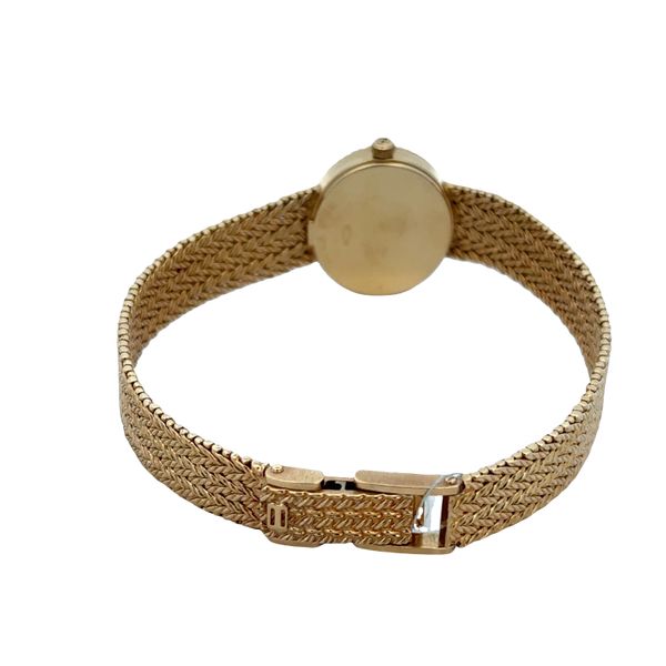 Vintage Bucherer 18k Yellow Gold Diamond & Mother of Pearl Ladies Wristwatch – Ref. 8945 5 Image 2 Perry's Diamonds & Estate Jewelry Charlotte, NC