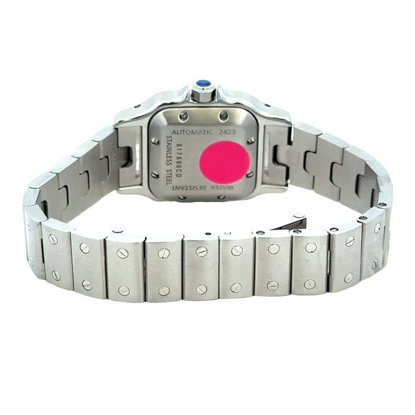 Pre-Owned Cartier Santos Galbée Stainless Steel Wristwatch Image 3 Perry's Diamonds & Estate Jewelry Charlotte, NC