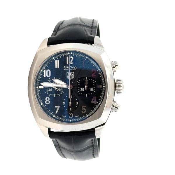 Estate Tag Heuer “Monza” Chronograph Wristwatch – Rare Zenith El Primero Movement, 38mm Perry's Diamonds & Estate Jewelry Charlotte, NC