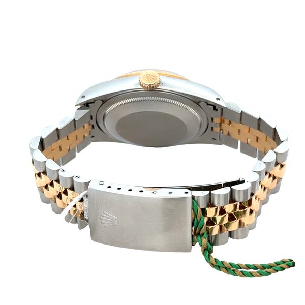 Vintage Pre-Owned Rolex Datejust Two-Tone Stainless Steel & 18k Yellow Gold Wristwatch – Reference 16233 – 36mm Image 3 Perry's Diamonds & Estate Jewelry Charlotte, NC