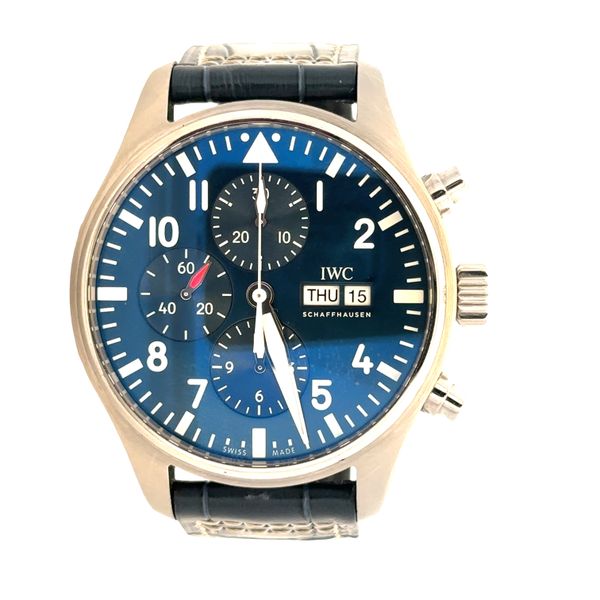 Pre Owned IWC Pilot's Chronograph Ref. IW378003 Stainless Steel Automatic Watch Perry's Diamonds & Estate Jewelry Charlotte, NC