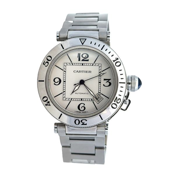 Pre-Owned Cartier Pasha Seatimer Automatic Wristwatch – Stainless Steel – 40mm – Ref. W31080M7 / 2790 Perry's Diamonds & Estate Jewelry Charlotte, NC